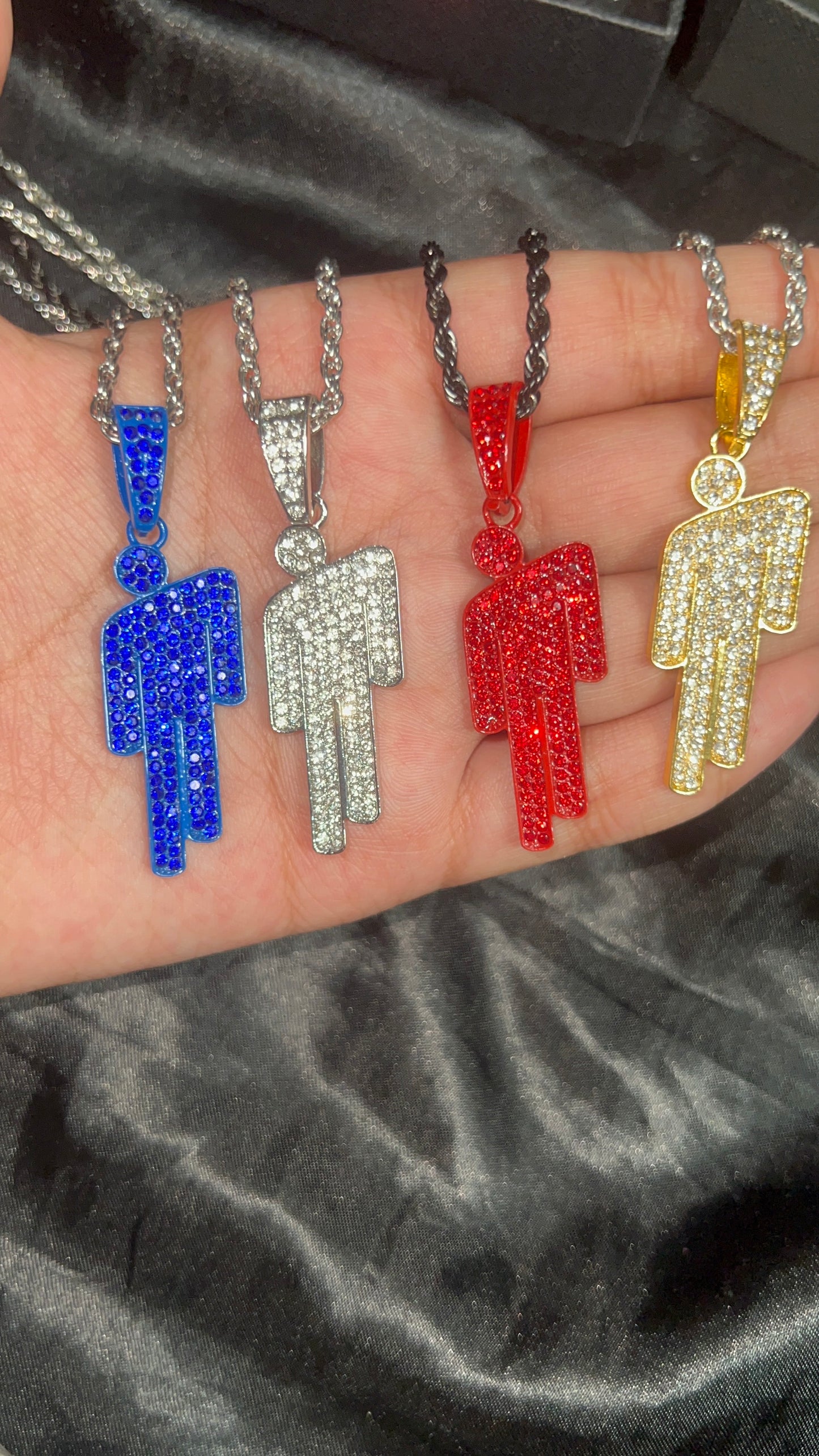 Billie eilish red blohsh necklace bigger and better quality remodel version
