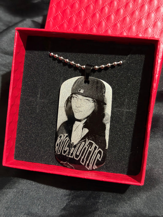 Billie Eilish double sided dogtag really good quality Available for preorder