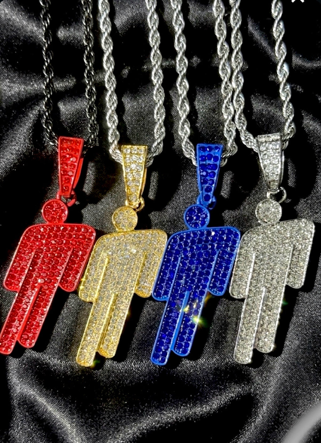 Billie Eilish Blohsh Necklaces stainless steel with a cute necklace box