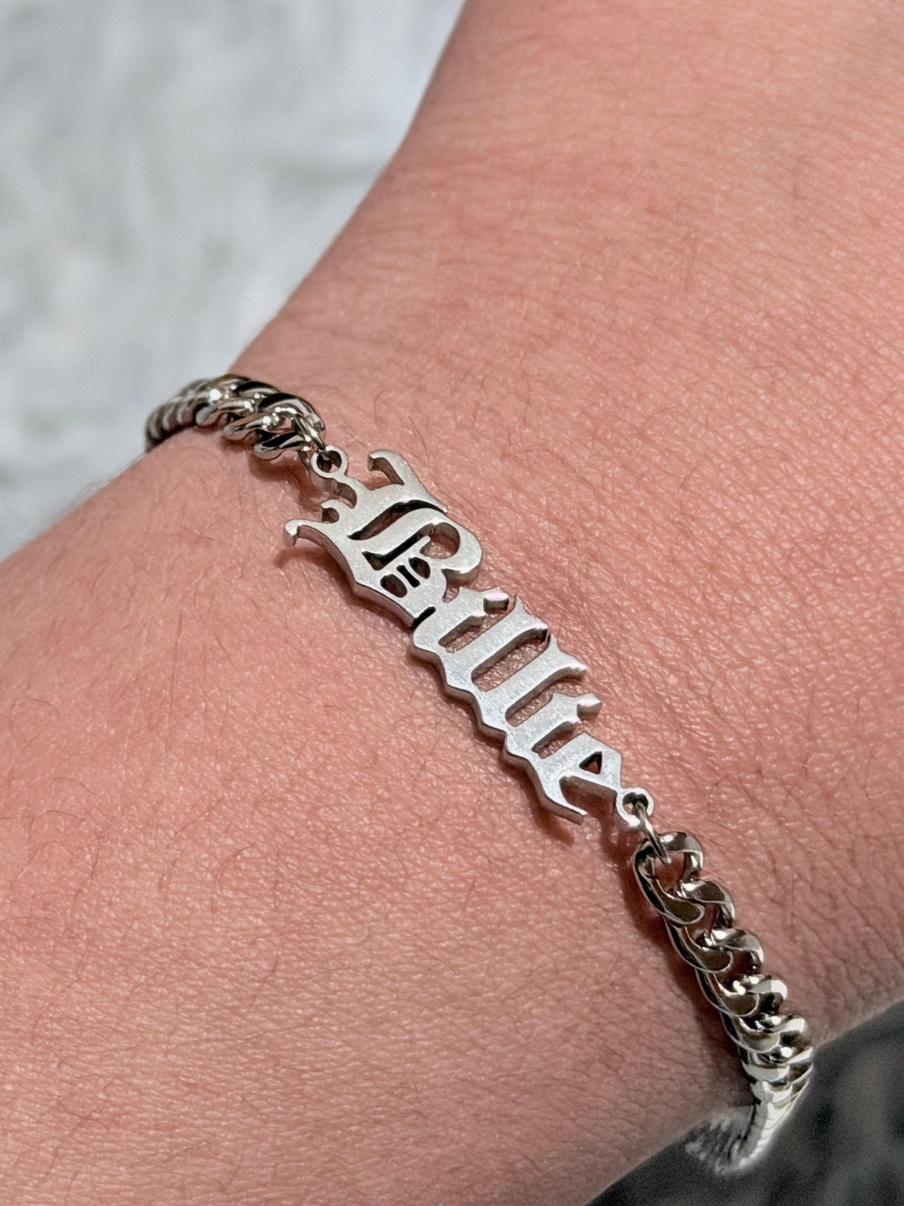 Billie bracelet stainless steel adjustable polished