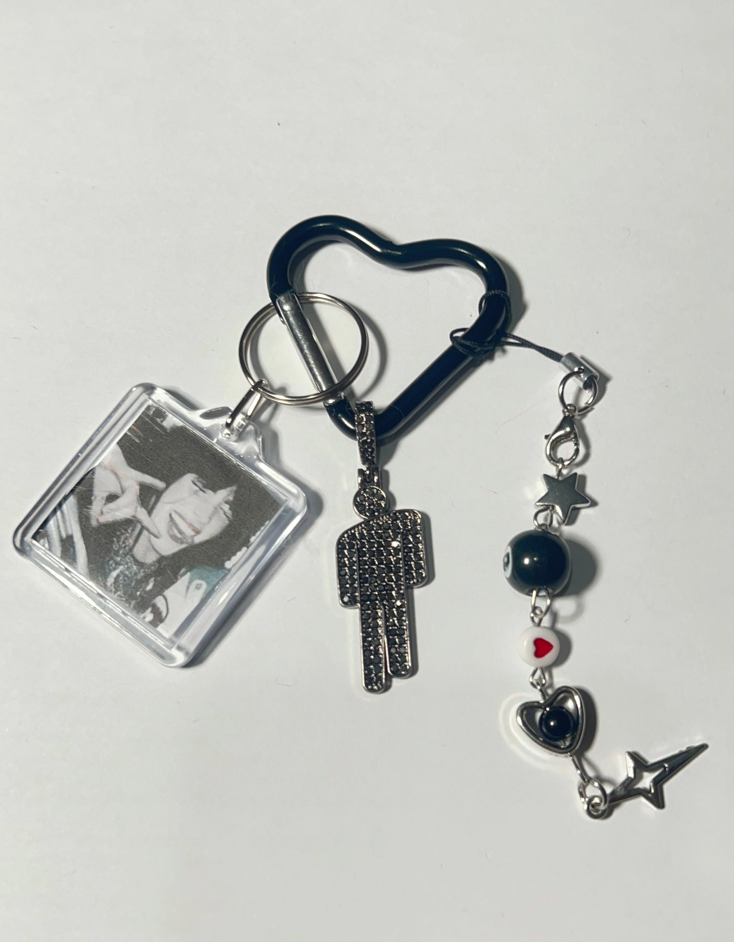 Billie eilish black blohsh keychain limited edition billie themed