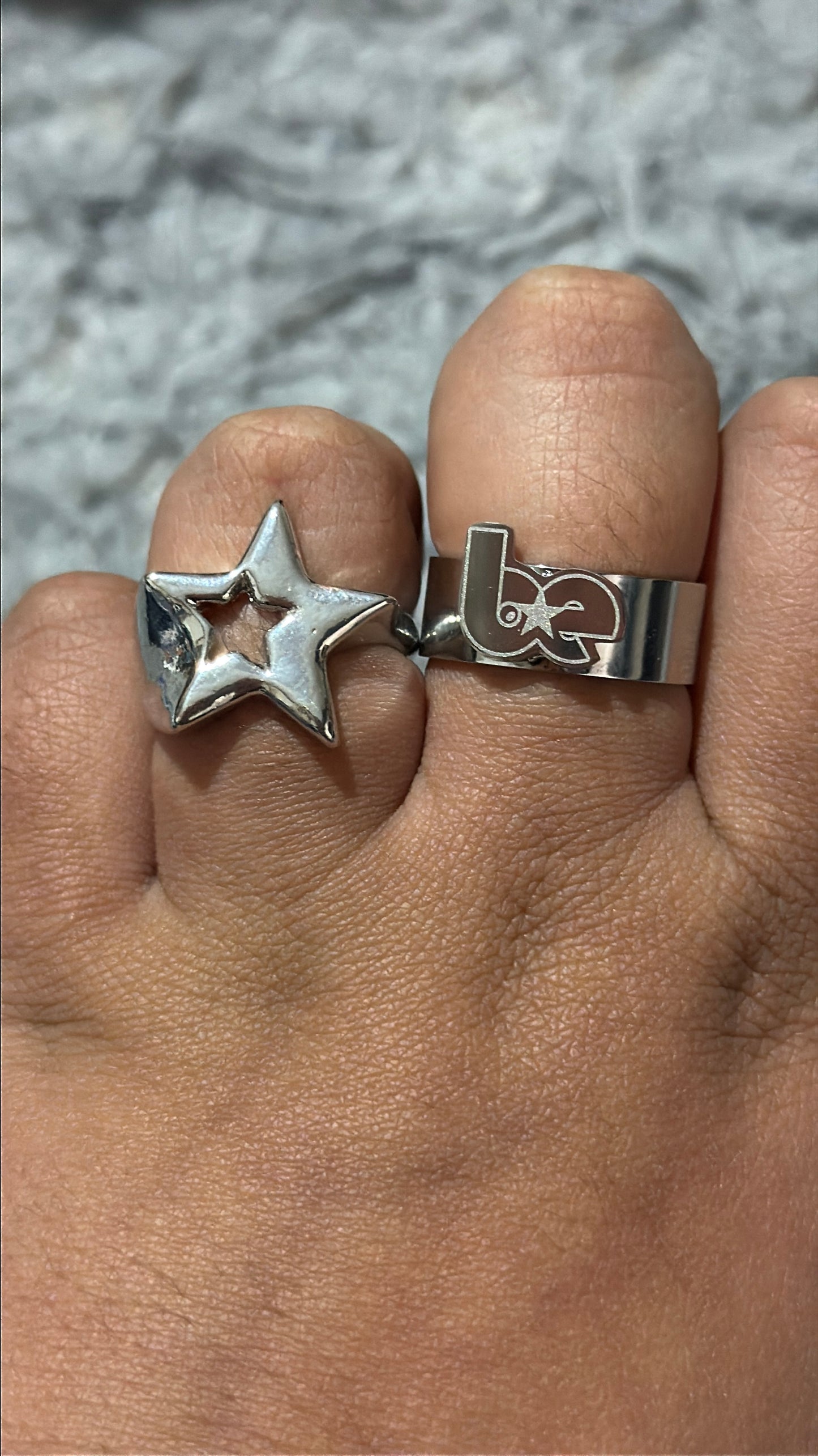 Billie eilish inspired star ring similar one worn by Billie  size- adjustable