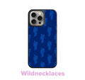 Dark blue patterned BE phone case all phone case options available