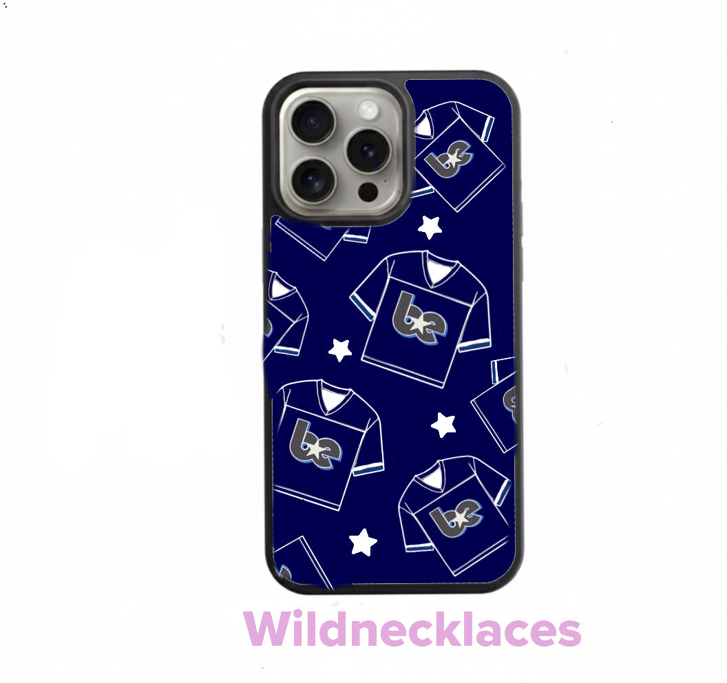 Blue BE Jersey Stars phone case all phone case options available