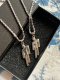 New birds of a feather necklaces pair of 2 birds of a feather we should stick together
