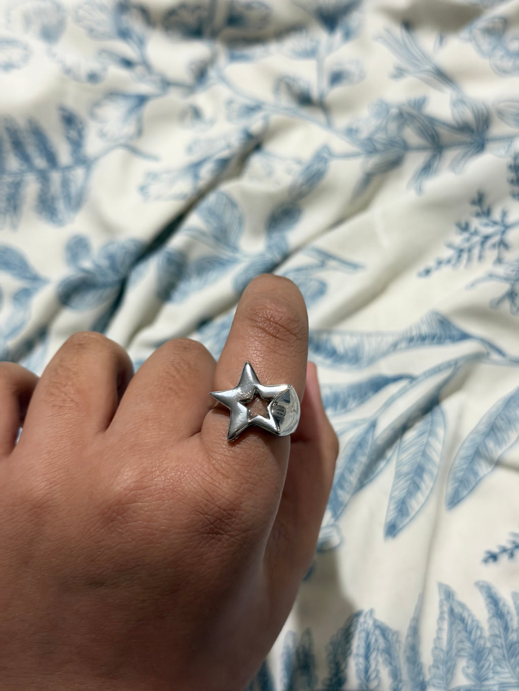 inspired star ring stainless steel adjustable