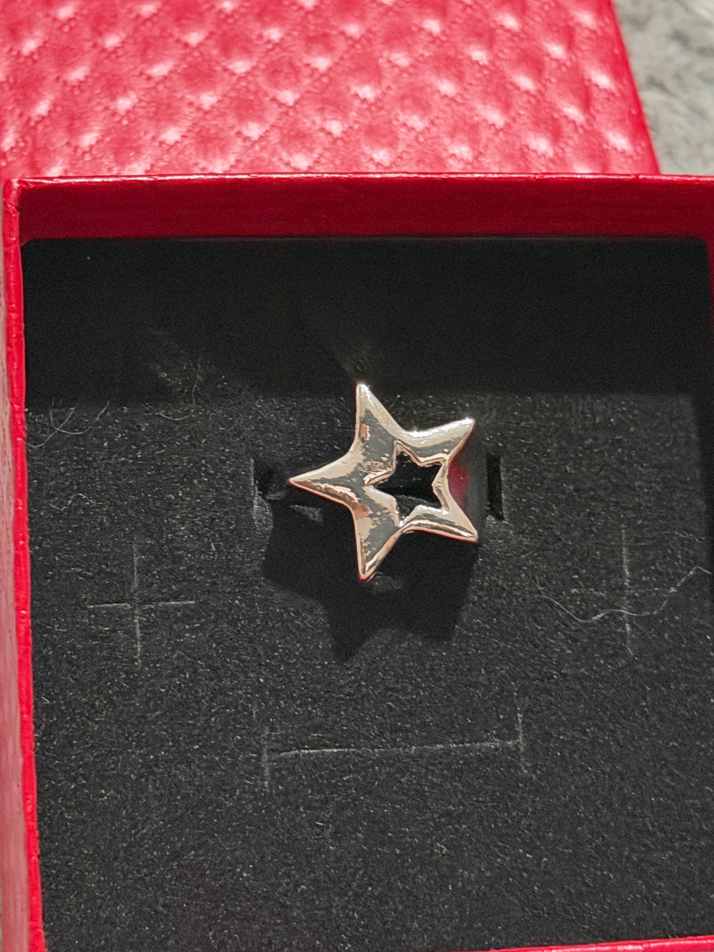 inspired star ring stainless steel adjustable