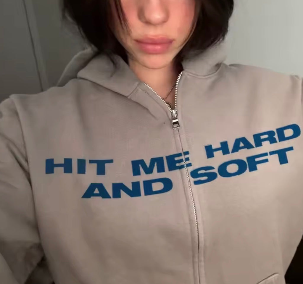 Billie Eilish Inspired HMHAS zip up Hoodie