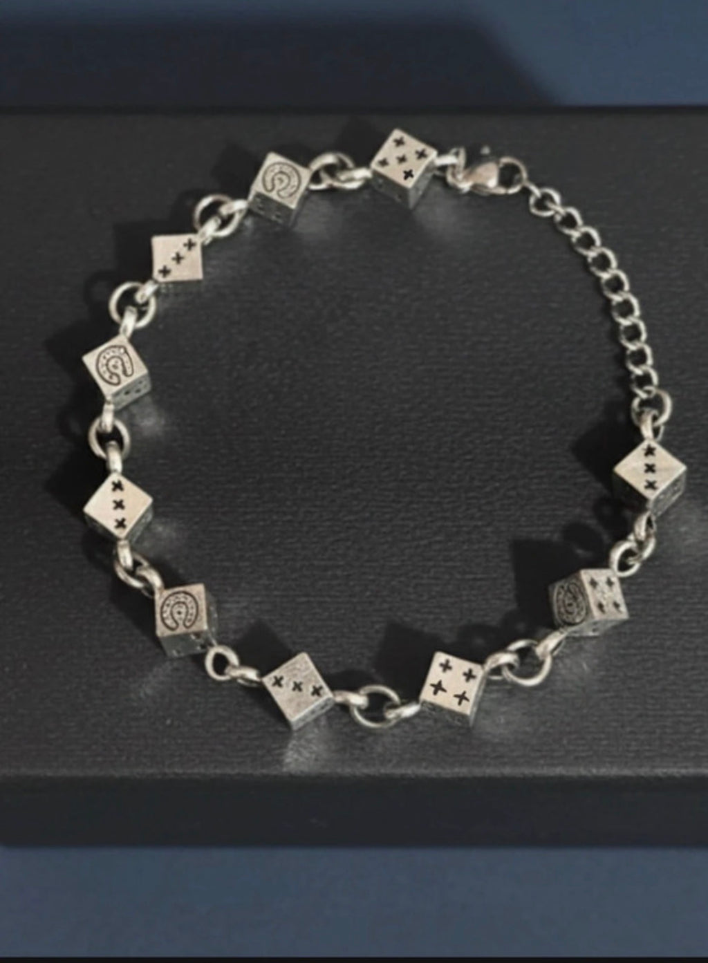 Dice bracelet stainless steel now available
