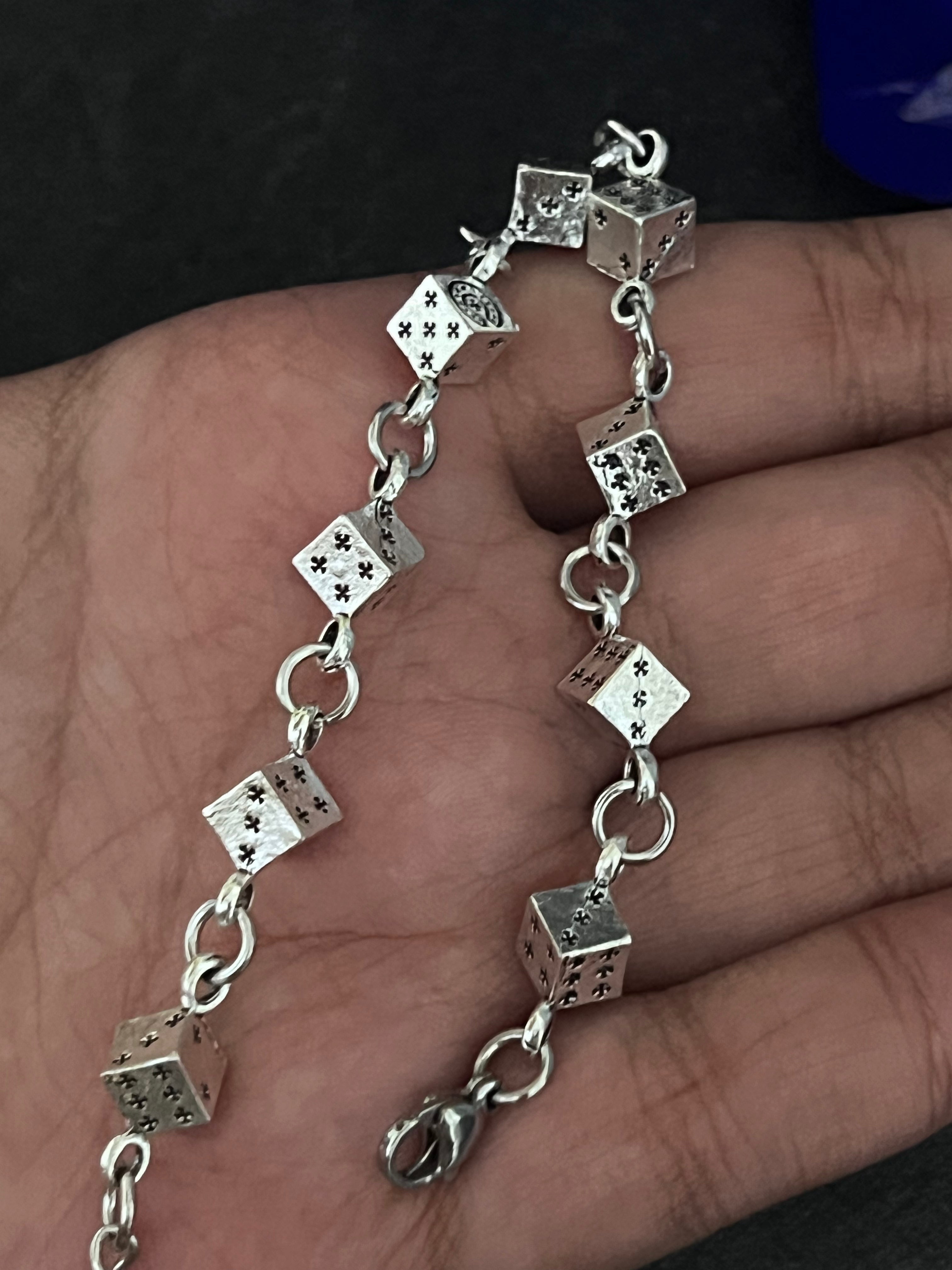 Dice bracelet stainless steel now available