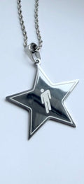 Billie eilish star necklace blohsh cute stainless steel